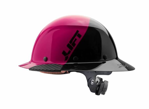 Lift Fiber reinforced resin full brim hard hat -Pink/Black #2